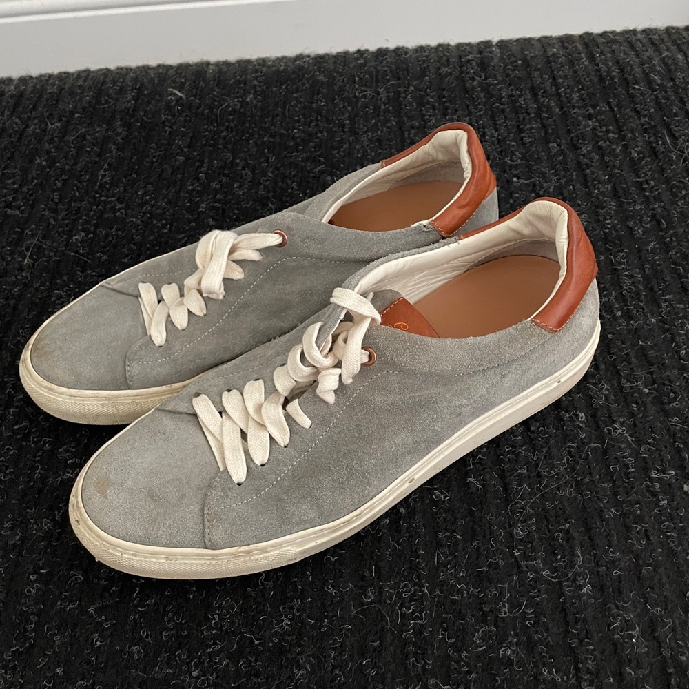 Good Man Brand Gray and Tan Sneakers